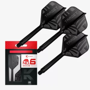 Target K-Flex Flight Black, No6 pera i medium tela