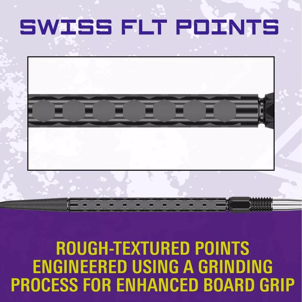 Vrhovi za strelice TARGET Swiss Point FLT, crni 42mm - Slika 5